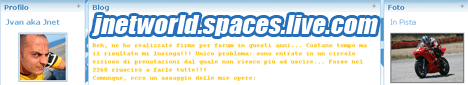 Il mio blog su Spaces